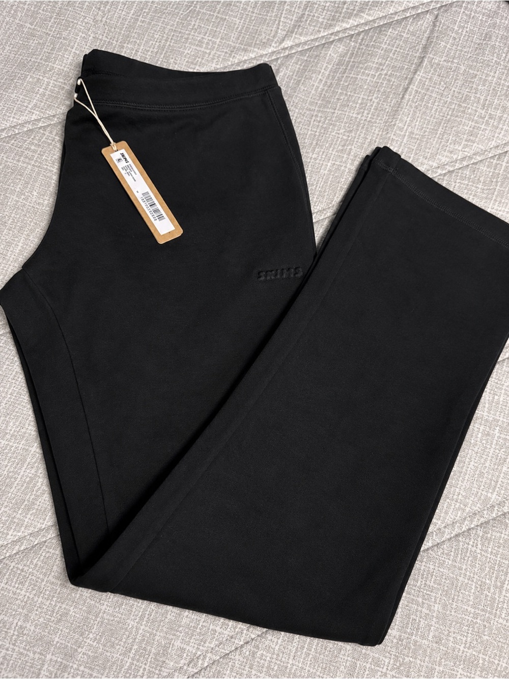 Skims Cotton Fleece slim pant Size Large NWT